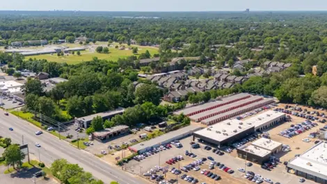Aerial view Storage Units in Autumn Ridge, Memphis, TN, Devon Self Storage