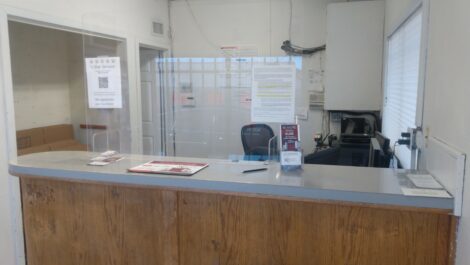Service Desk at Devon Self Storage in Phoenix.