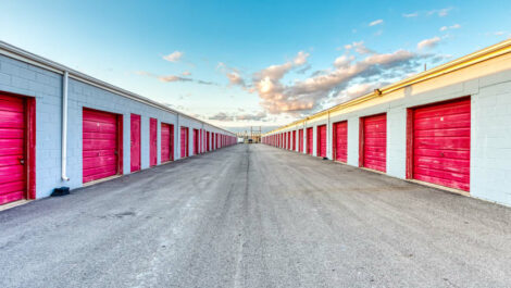 Large self storage units at Devon Self Storage in Urbana, Illinois