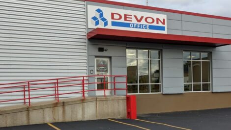 Exterior of Devon Self Storage in Grand Rapids.