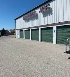 Drive-up units at Devon Self Storage in Lemay Ferry.