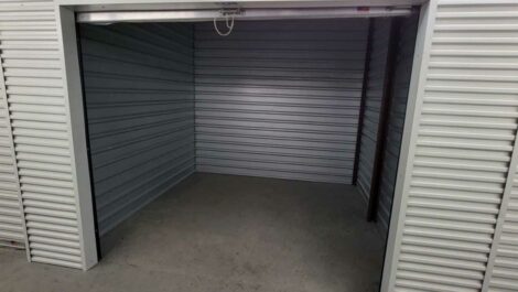 Empty unit interior at Devon Self Storage in Conroe.
