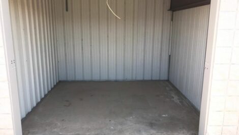 Empty unit interior at Devon Self Storage in Dobson Ranch.