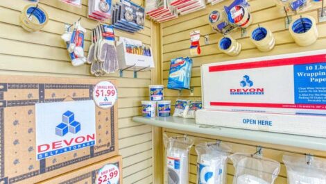 Office supplies for purchase at Devon Self Storage in Memphis, Tennessee