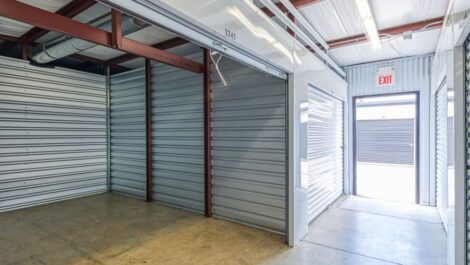 Interior storage at Devon Self Storage in Yukon, Oklahoma