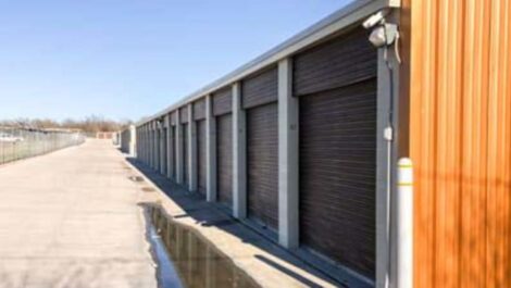 Outdoor self storage at Devon Self Storage in New Braunfels, Texas