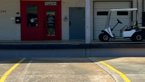 Office entrance at Devon Self Storage in Irondale.