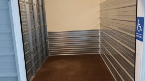 Empty unit interior at Devon Self Storage in Hoover.