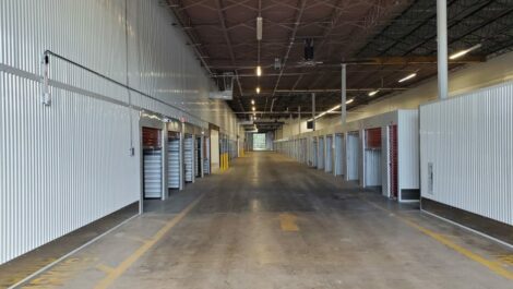 Indoor storage units at Devon Self Storage in Orlando, Florida