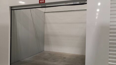 An empty unit at Devon Self Storage in Florissant.