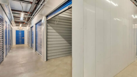 Indoor units at Devon Self Storage in Baltimore.
