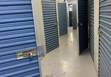 hallway of storage facility