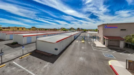 aerial view of storage facility in Tuscon